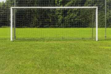 Photo of an empty goal